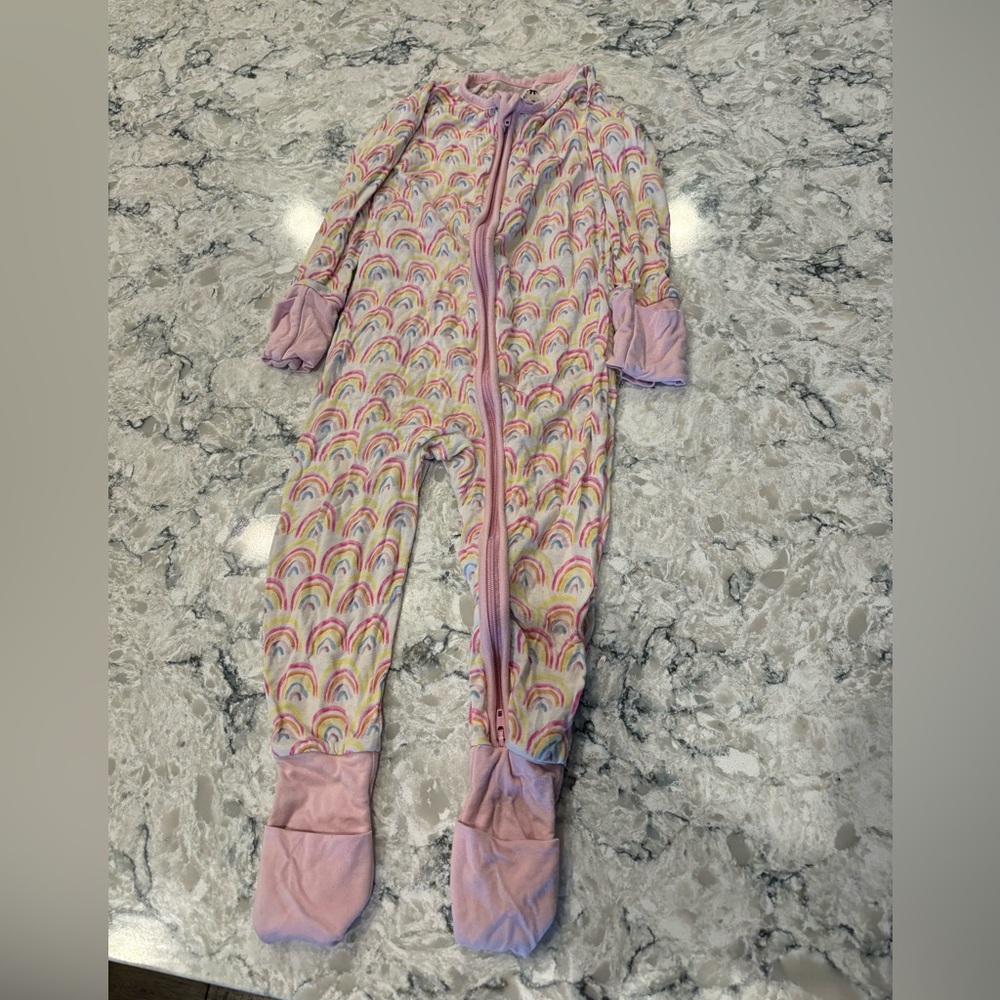 Little Sleepies Rainbow Zippy 6-12 months